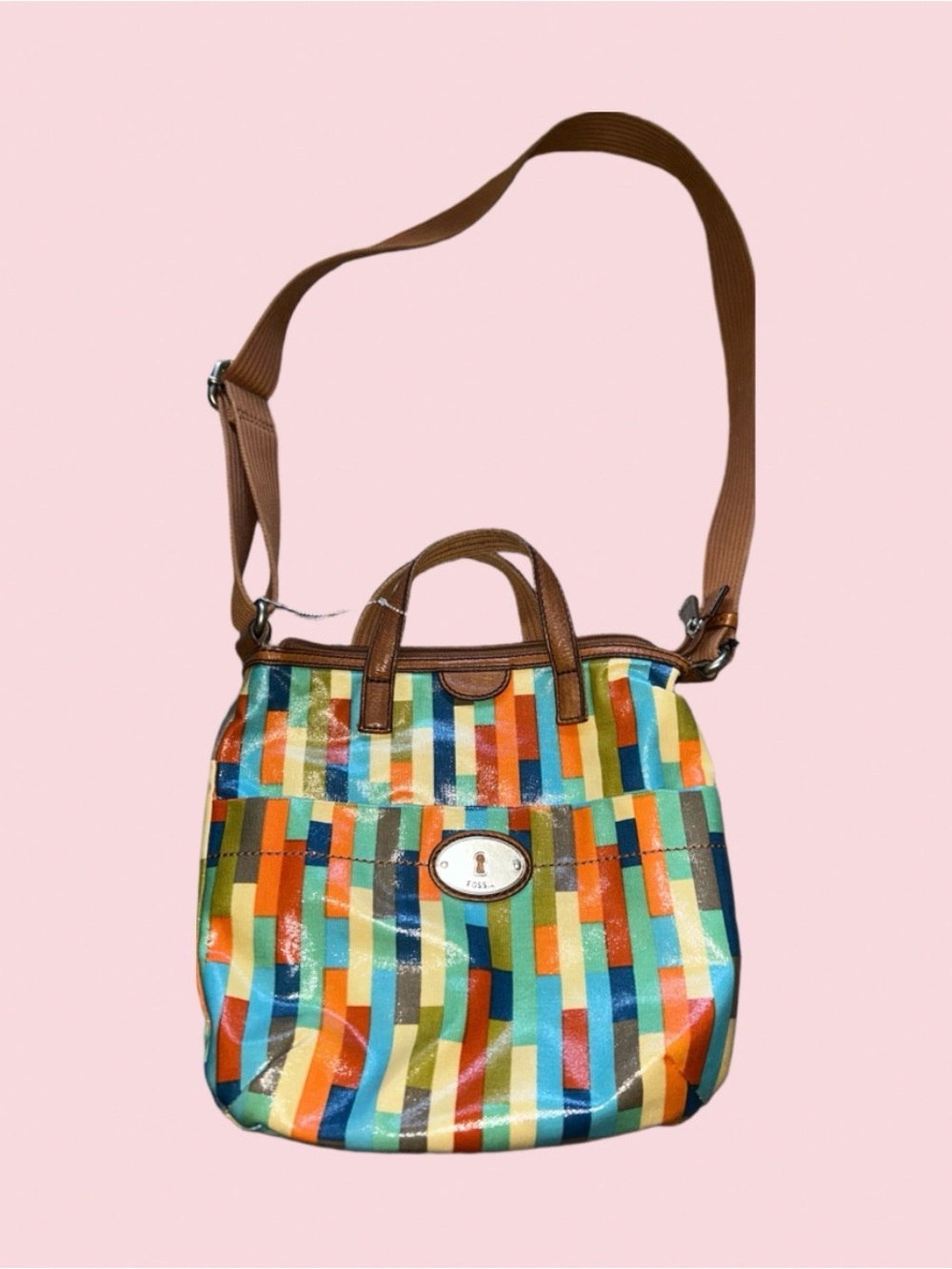 Fossil multicolored crossbody